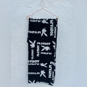 Vintage Playboy bunny fleece throw blanket 49 by 61
